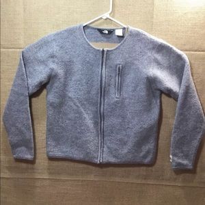 The North Face Womens Wool Full Zip Sweater large